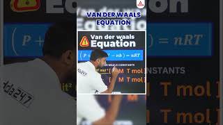 IMPORTANT🔴Van der Waals Equation vanderwaalsequation neetphysics dimensions physics neet2025 [upl. by Karen]