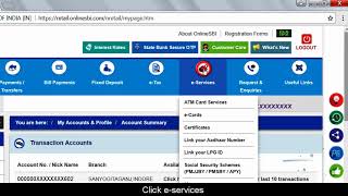 SBI INB Online Transfer of Savings accountVideo created in August 2017 [upl. by Anella]