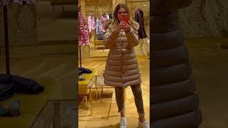 MONCLER JACKET TRY ON VLOG shortvideo monclerjacket [upl. by Acnalb328]