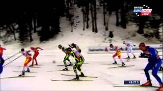 Petter Northug wins 4th stage in the Tour de Ski 2012 Highlights [upl. by Sayre]