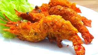 চাইনিজ চিংড়ি ফ্রাই রেসিপি।Crispy Fried Shrimp।Easy Crispy Fride Shrimp।How To Make Shrimp Fry [upl. by Marilla]