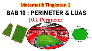 Matematik Tingkatan 1  Bab 10 101 Perimeter [upl. by Ahsocin]