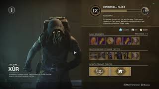 FREE GJALLARHORN’s 10th ANNIVERSARY Checking Xur so you dont have to [upl. by Muryh]