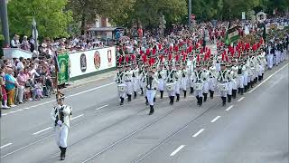 Spielmannszug Radeberg beim Trachten und Schützenzug des Münchner Oktoberfest 2023 [upl. by Kristel]