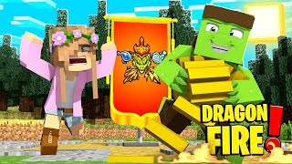 HELPING TINY TURTLE STEAL FROM LITTLE LIZARDS NATION Minecraft Dragon Fire [upl. by Sachs]