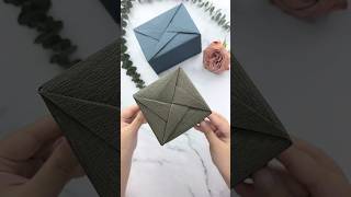 Gift Wrapping  How To Wrapping A Gift Box  Gift Wrapping Design  geometric shorts [upl. by Odilia]