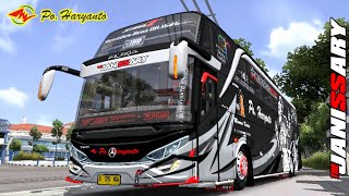 Mod Bussid Terbaru  PO HARYANTO JANISSARY JB2 MERCY TERBARU [upl. by Leaw677]