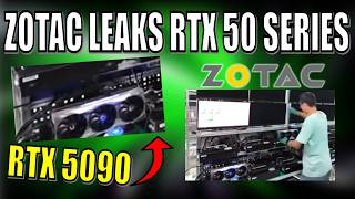 RTX 5090 LEAKED by Zotac GPU Caught Being Tested At Factory [upl. by Bohman]