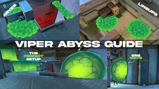 VIPER ABYSS GUIDE NEW MAP  VALORANT [upl. by Rednirah]