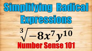 Simplifying Radical Expressions [upl. by Akined]