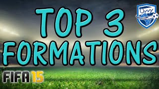 THE BEST FORMATIONS in FIFA 15  TUTORIAL  TOP 3 Choices for HEAD TO HEAD [upl. by Sisto]