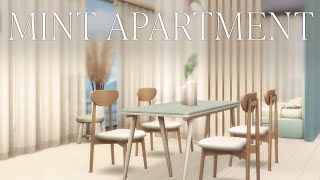 mint starter apartment  1310 21 chic street  the sims 4  speedbuild [upl. by Gnud]