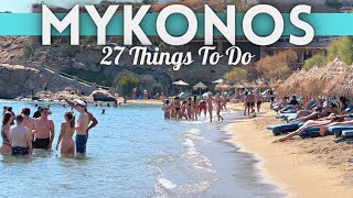 Best Things To Do In Mykonos Greece 2024 4K [upl. by Htrap]