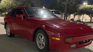 Finally getting my 1984 Porsche 944 up and running Sealing upper and lower balance shaft seals [upl. by Atekehs]