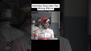 Hamilton Goes Into The Wrong PitLanef1 formula1 [upl. by Clerissa963]