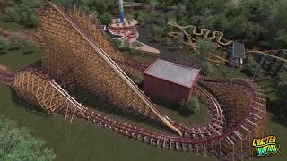 Twisted Timbers First Test Run  Kings Dominion [upl. by Anilatak684]