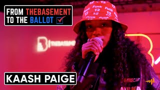 Kaash Paige Performs “London“ amp quotHeartbreakerquot  From TheBasement To The Ballot [upl. by Bashuk]