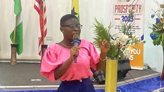 Powerful Ministration by Benedicta Antwi a contemporary Young Ghanaian Gospel Artiste [upl. by Niran]