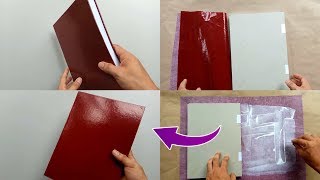 How to Make Hard Cover Bookbinding Tutorial [upl. by Atnohs]