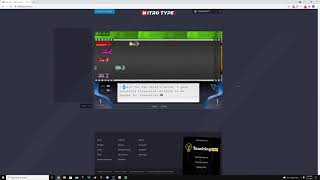 Nitro Type Gameplay Short [upl. by Acirne]