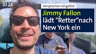 Fallon hält Versprechen Familie aus Gmund fliegt nach New York  Abendschau  BR24 [upl. by Steck]