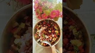 Chana chaat recipe food tasteofindia indiansnack recipe indiantaste mommysfoodsimple kitchen [upl. by Adnamal]