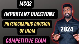 IMPORTANT MCQS FROM PHYSIOGRAPHIC DIVISION OF INDIA  INDIAN GEOGRAPHY MCQS  UPSC  JKSSB [upl. by Lunna]