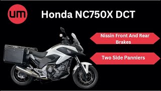 Honda NC750X DCT  Two Side Panniers  Walk Around [upl. by Quenna]