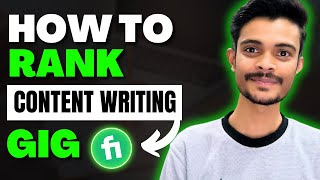 How to Create Content Writing Gig on Fiverr  Rank Content Writing Gig on Fiverr  gig seo [upl. by Hedvah]