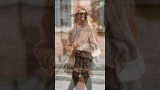 Cozy Elegance Sweater amp Ruffle Skirt Outfit Ideas for FallWinter [upl. by Oremor]