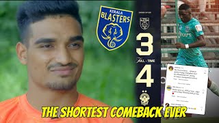 His Comeback💥🤩Sachin Suresh Goalkeeping  KeralaBlasters WhatsApp status  KeralaBlasters  Kbfc [upl. by Kir]