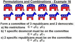 Probability amp Statistics 51 of 62 Permutations and Combinations  Example 16 [upl. by Adner762]