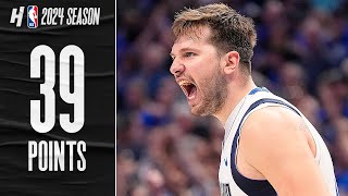 Luka Donic Breaks Mavs RECORD 39 PTS 12 REB 10 AST vs Hornets 🔥 FULL Highlights [upl. by Tnerual]