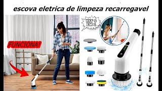 Escova 9 Em 1 Recarregável De Limpeza para banheiro janelas etcincrivelcomprinhas shopee [upl. by Loy]