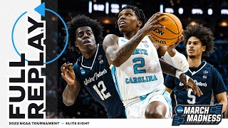 North Carolina vs Saint Peter’s 2022 NCAA mens Elite Eight round  FULL REPLAY [upl. by Arick21]