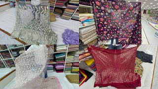 Chickpet Bangalore Wholesale Fabrics amp running materials 1metre available [upl. by Tamra]