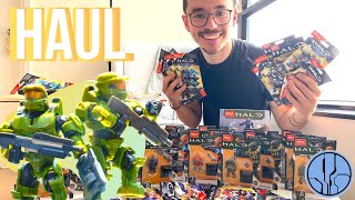 HUGE Halo Infinite Mega Construx HAUL 20 Heroes 20 Blind Bags [upl. by Akerdal]