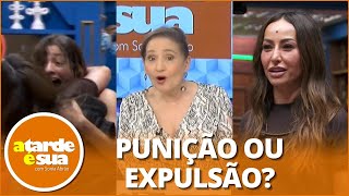 BBB24 Bia merece ser expulsa após derrubar Sabrina Sato Sonia Abrão opina [upl. by Huoh229]