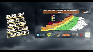 Tornados coverage in Kentucky TODAY KYWX WX Kentucky kentuckyweather [upl. by Gradey]