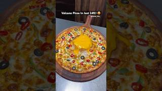 Most Viral Volcano Cheesy Pizza🥵youtubeshorts trending viralvideo pizza volcano streetfood [upl. by Flavius926]