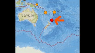 60 Earthquake south of the Kermadec Islands Monday 1072024 [upl. by Akinehc]