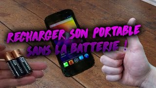 COMMENT UTILISER SON PORTABLE SANS BATTERIE  Guide de survie [upl. by Ennaitsirk]