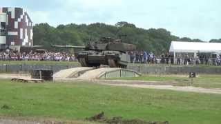 Tankfest 2014  British Army Display 3 Challenger 2 [upl. by Enoitna932]