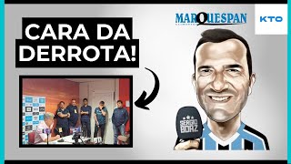 TORCIDA FRUSTRADA E DIREÇÃO ANESTESIADA PELO TÉCNICO grêmio [upl. by Arotal]