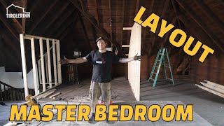 Attic Master Bedroom Layout  Victorian Home Renovation TirolerInn [upl. by Einaej299]