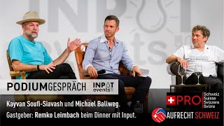 Kayvan SoufiSiavash Ken Jebsen und Michael Ballweg beim Dinner mit Input 15923 TEIL 13 [upl. by Noj]