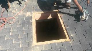 How to Video Installing a Curb Mount Skylight  step by step from start to finish [upl. by Nnylyak]