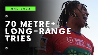 LongRange Tries  NRL 2023 [upl. by Hgielanna]