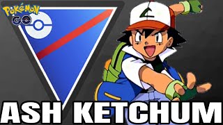 Ash Ketchum THEME TEAM in the Great League for Pokemon GO Battle League [upl. by Franck]