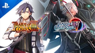 Trails of Cold Steel III  Trails of Cold Steel IV  Gameplay Trailer  PS5 Games [upl. by Olmstead787]